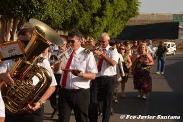 El Caracol despide sus fiestas con procesión y espectáculo musical (Foto Francisco Javier Santana)